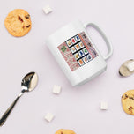 Minerals and Correspondence White glossy mug