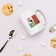 Orient In Crisis White glossy mug