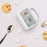 Geronimo Below White glossy mug