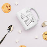 Hand Models Unite White glossy mug