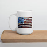 Four Score and a Rat Race White glossy mug