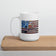 Four Score and a Rat Race White glossy mug