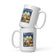 Party in Giza White glossy mug