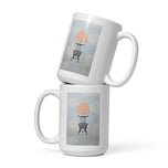 Tail in the Clouds White glossy mug