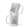 Tail in the Clouds White glossy mug