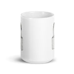 Probably Keep Out White glossy mug