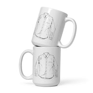 Appropriately Snooty White glossy mug