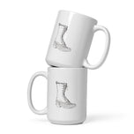 Always Dreaming of Fall White glossy mug