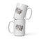 Pedal to the Floor White glossy mug