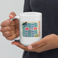 Mediterranean Para Poste White glossy mug