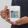 Mediterranean Para Poste White glossy mug
