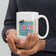 Mediterranean Para Poste White glossy mug