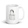 Probably Keep Out White glossy mug
