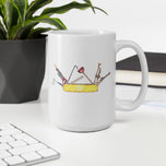 Get R' Done White glossy mug