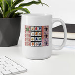 Minerals and Correspondence White glossy mug