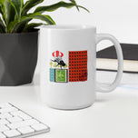 Orient In Crisis White glossy mug
