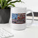 Four Score and a Rat Race White glossy mug