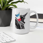 Viva La Re'volution White glossy mug