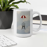 Geronimo Below White glossy mug