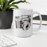 Caught on Film White glossy mug