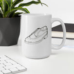 Feeling Brouge-ish White glossy mug