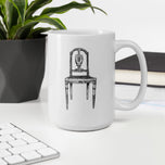 Sheraton Side Chair White glossy mug