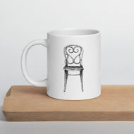 Thonet Side Chair White glossy mug