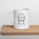 Windsor Sack Back Arm Chair White glossy mug