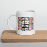 Minerals and Correspondence White glossy mug