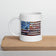 Four Score and a Rat Race White glossy mug