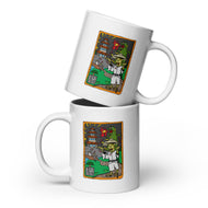 Japanese Zombie White glossy mug