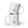 Gravity Adacient White glossy mug