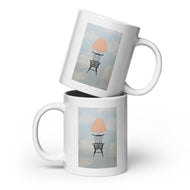 Tail in the Clouds White glossy mug