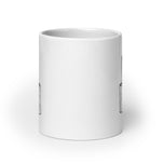 Probably Keep Out White glossy mug