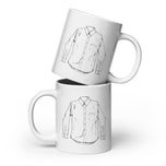 Appropriately Snooty White glossy mug
