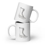 Always Dreaming of Fall White glossy mug