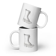 Always Dreaming of Fall White glossy mug