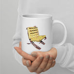 Mies Waffle Chair White glossy mug