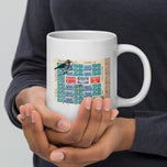 Mediterranean Para Poste White glossy mug