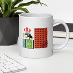 Orient In Crisis White glossy mug