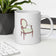 Caribbean Queen White glossy mug