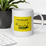 Dont Tread On Me Im Delicious White glossy mug