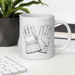 Hand Models Unite White glossy mug