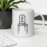 Sheraton Side Chair White glossy mug